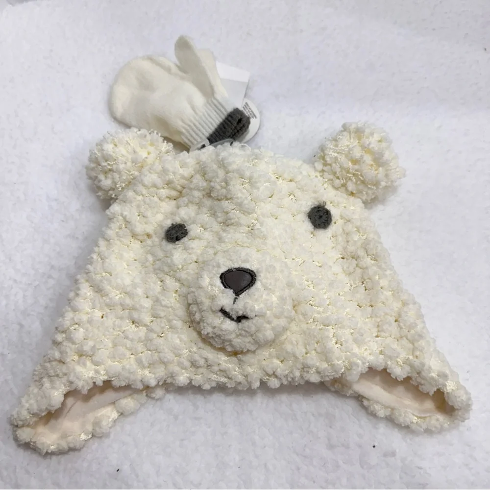 Toddler Beat Hat and Mitten Set